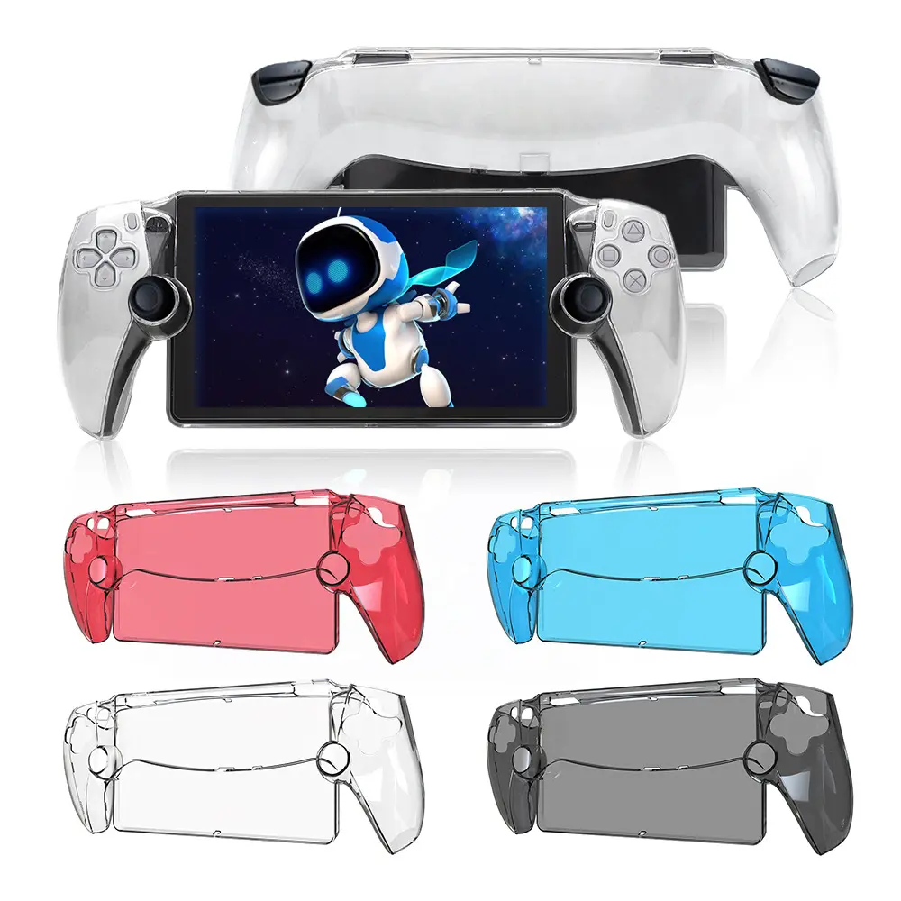 Transparent Full Protection Protector Cover Shockproof PC Gaming Console Controller Sleeve Skin Washable for Playstation Portal