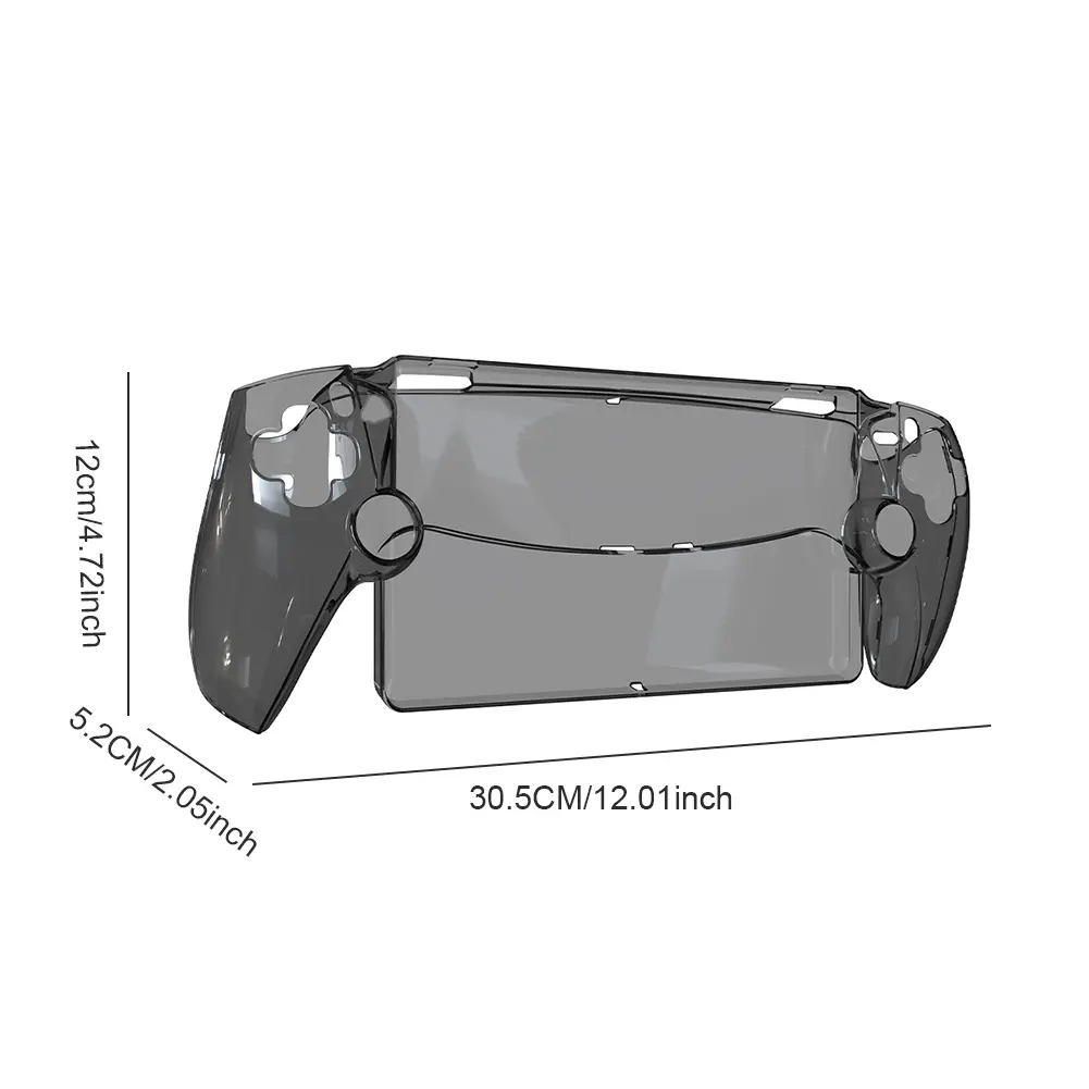 Transparent Full Protection Protector Cover Shockproof PC Gaming Console Controller Sleeve Skin Washable for Playstation Portal