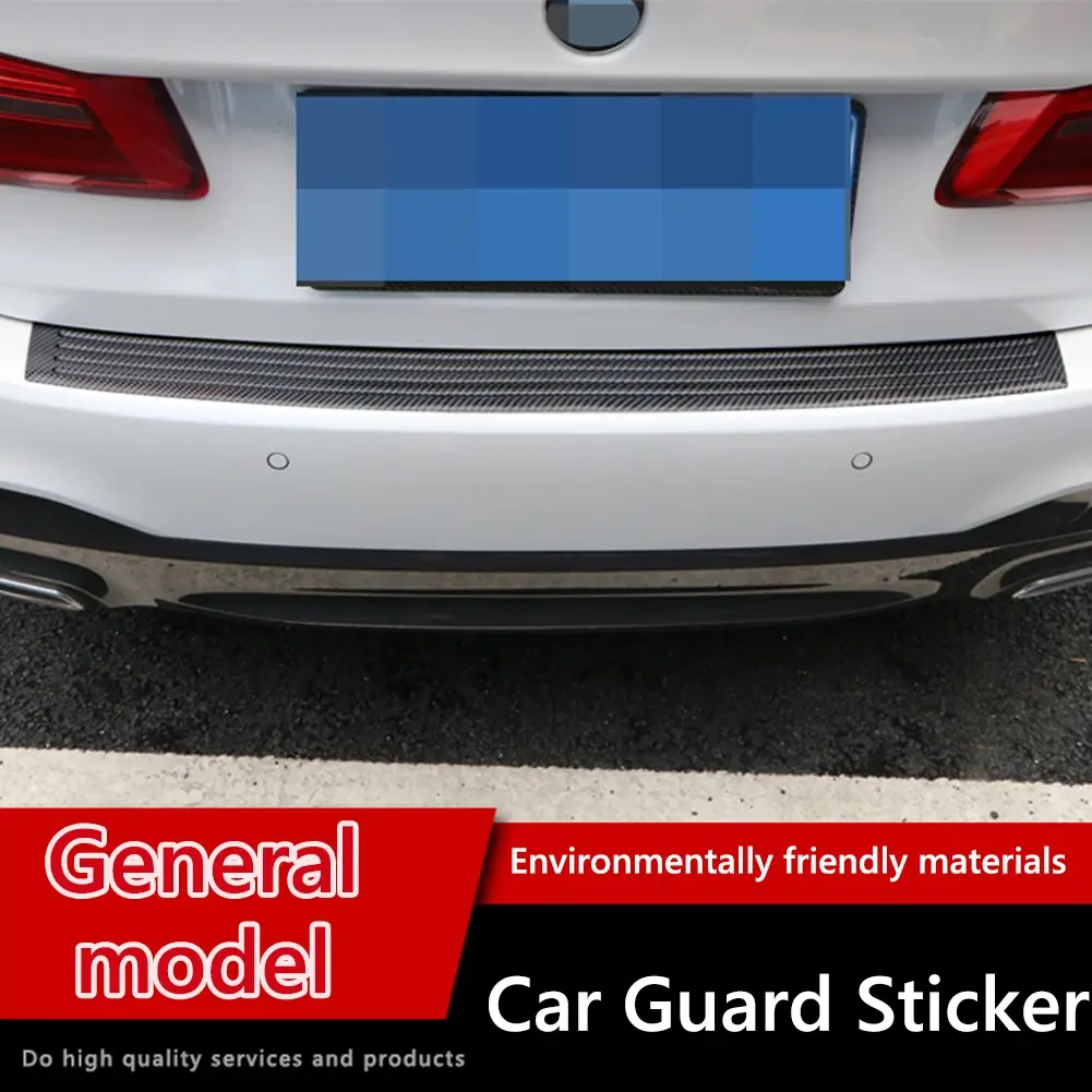 90cm/104cm  Car Trunk Guard Plate Sticker Rear Bumper Trim Anti-Scratch Strip Pad Universal Auto Car Styling Accessories