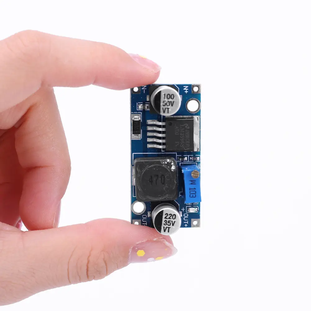10-1Pcs LM2596S DC-DC Step-Down 3A Adjustable Step-Down Power Supply Module LM2596S DC-DC Buck Module