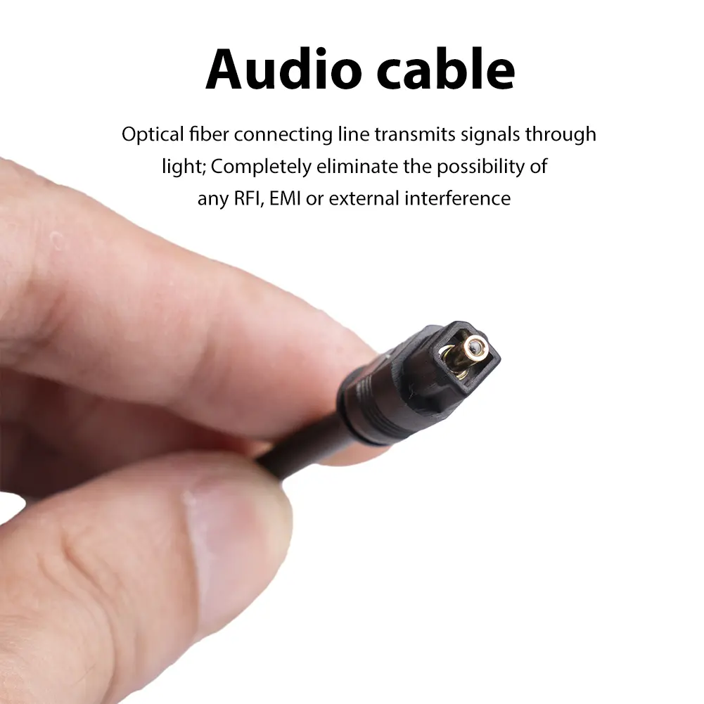 Digital Optical Audio Cable For Toslink Male to Male SPDIF MD DVD Gold Plated Cord 0.5m 1m 1.5m 2m 3m for TV CD Player PS3 Xbox