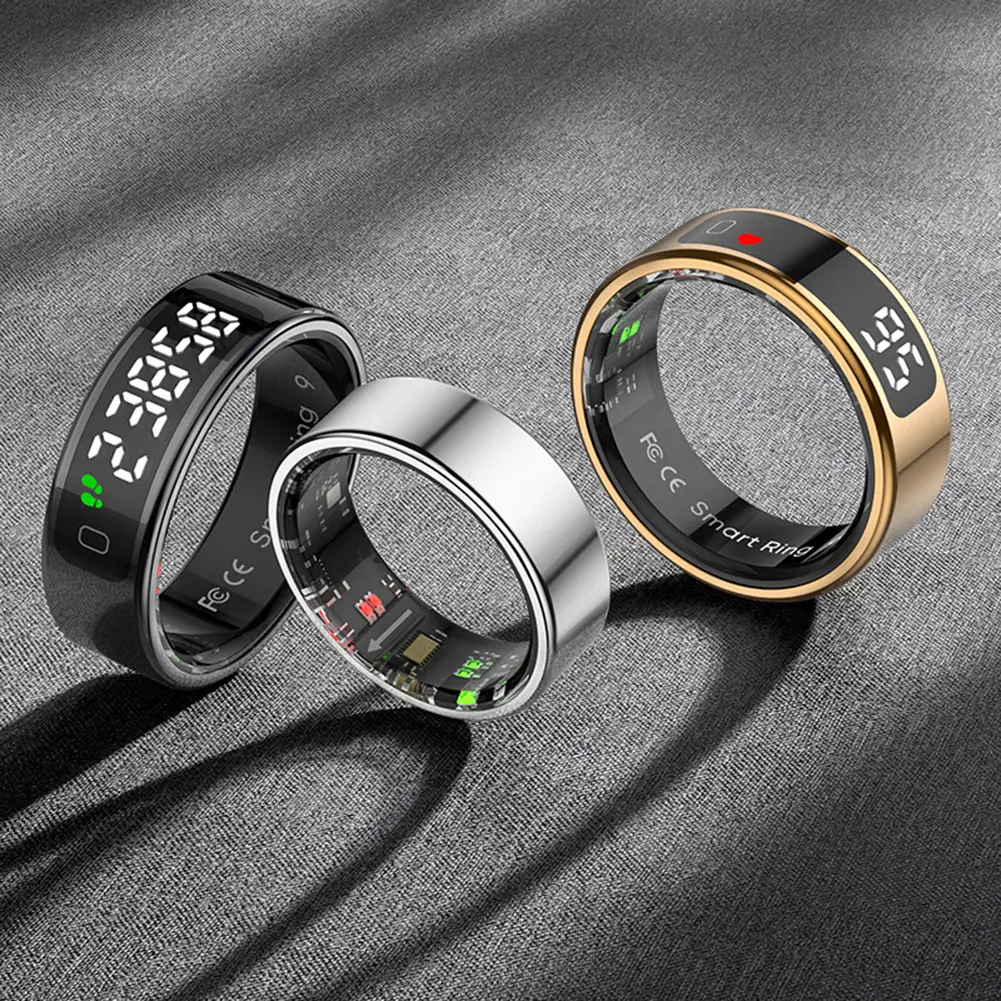 R11 Smart Ring with Display Screen and Touch Health Manager for Android & iOS