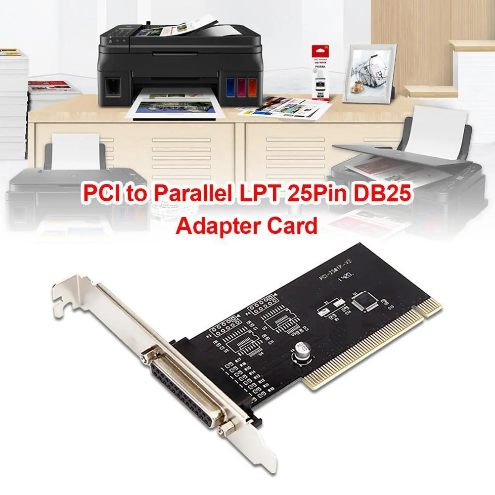 PCI to Parallel LPT 25Pin DB25 Printer Port Controller Adapter Expansion Card