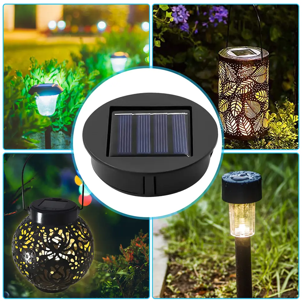 4pcs Outdoor Solar Light Waterproof Ip44 Garden Solar Light 3 Lumens Outdoor Lantern Atmosphere Lamp for Camping Landscape