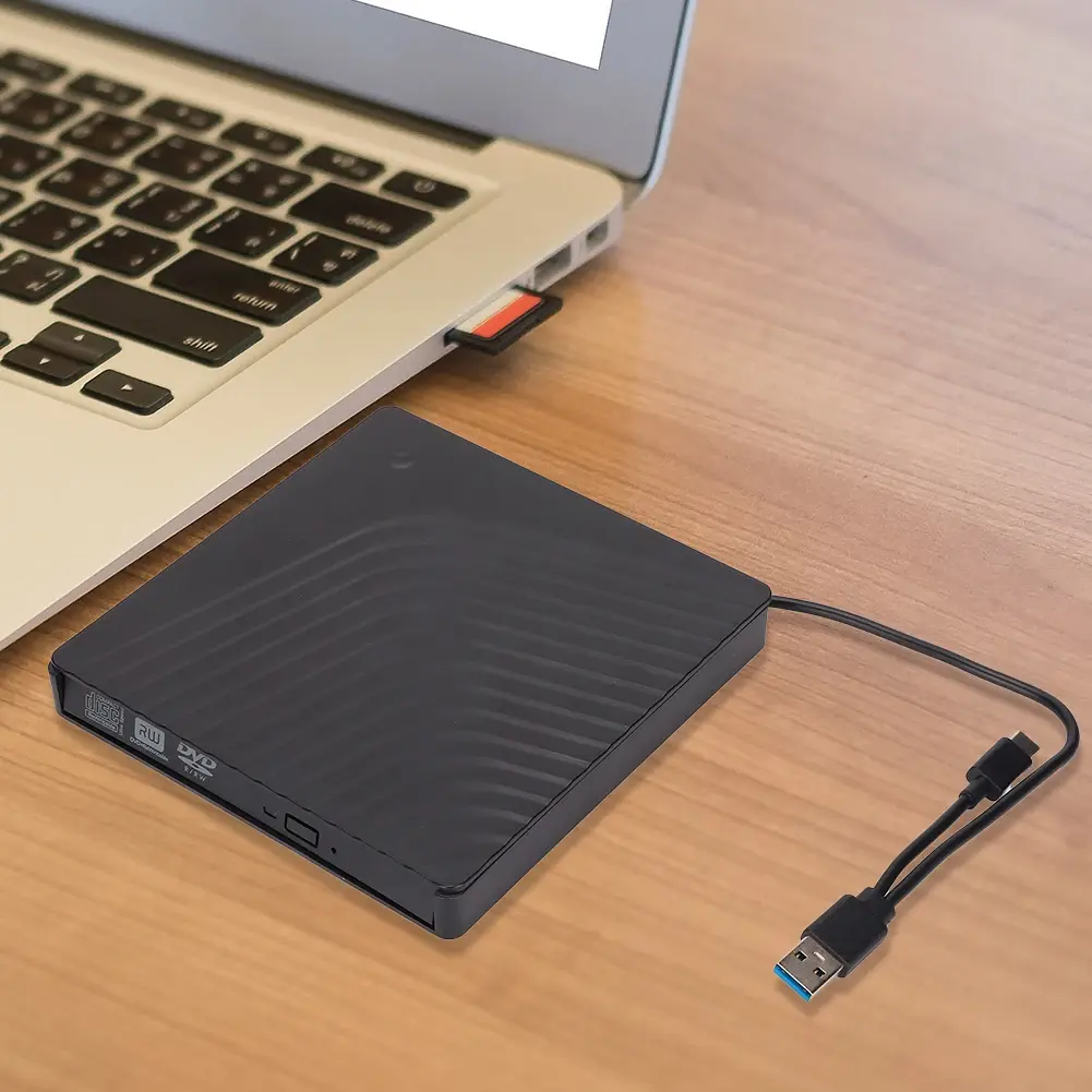 USB 3.1 Type C External CD DVD Drive Optical Disk Drive RW DVD CD Writer Drive For Laptop Desktop PC DVD Burner
