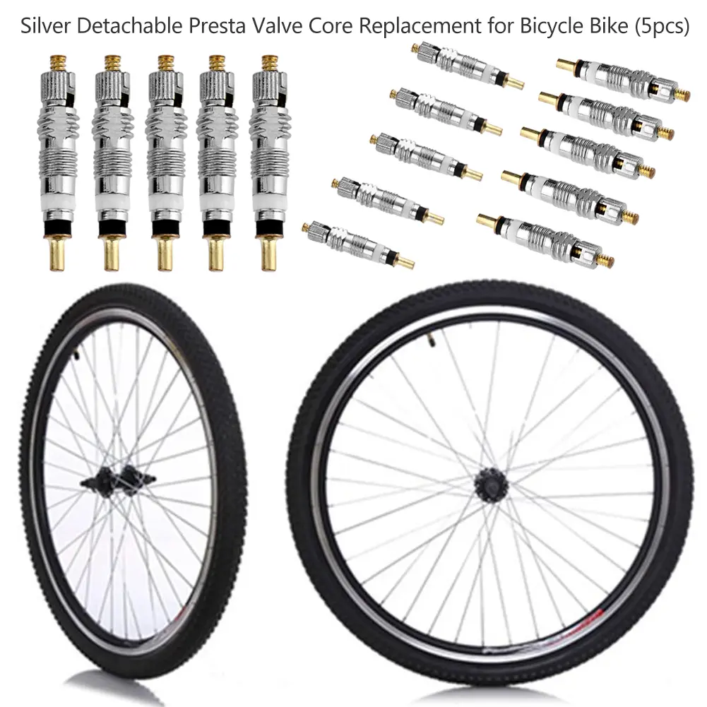 500pcs Bicycle Valve Core Stem Presta Style Tyre Valve Cores For Tubeless Road Bike MTB Bicycle Fren for Cycling Accessories
