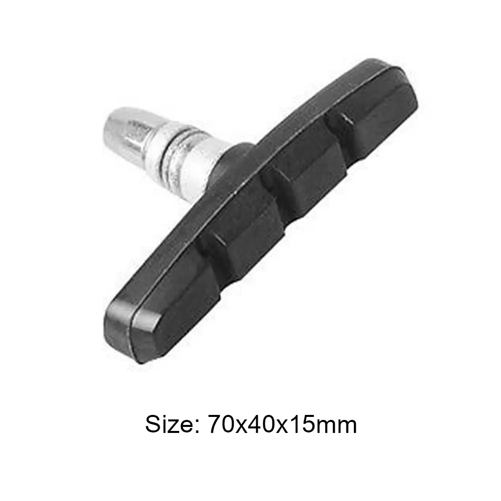 10-50Pcs MTB Mountain Bike Brake Block Durable Rubber Bicycle V-brake Shoes Pads Bicycle Lightweight V Brake System Bike Parts