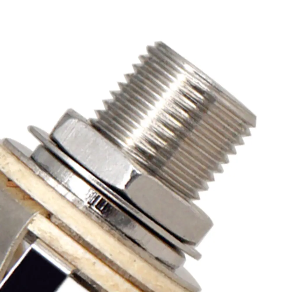 2Pcs 1/4 Inch 6.35Mm Stereo Input Jack-Plug Socket Metal Guitar Pickup Output Jack Guitar Parts for Electric Guitar Bass