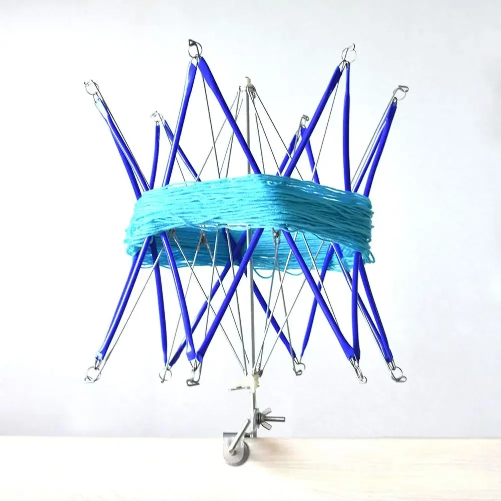 1/2Pcs Swift Yarn Thread Fiber String Wool Winder Holder Umbrella Brace Yarn Skein Twisters Practical Hand Operated Tool