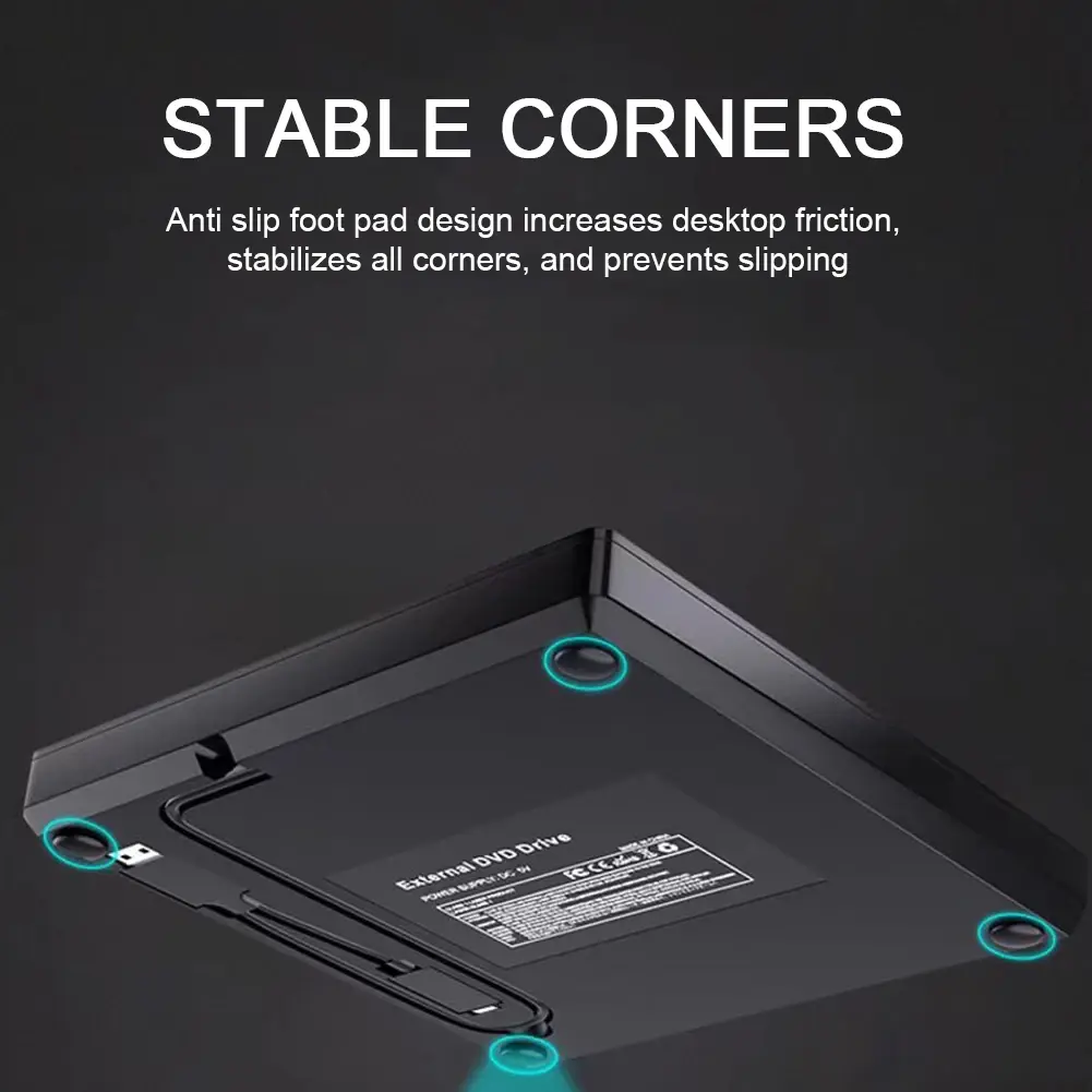 USB 3.1 Type C External CD DVD Drive Optical Disk Drive RW DVD CD Writer Drive For Laptop Desktop PC DVD Burner