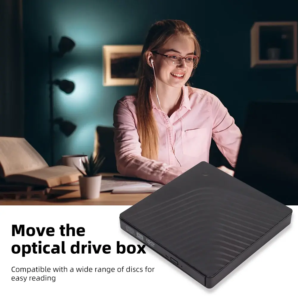 USB 3.1 Type C External CD DVD Drive Optical Disk Drive RW DVD CD Writer Drive For Laptop Desktop PC DVD Burner