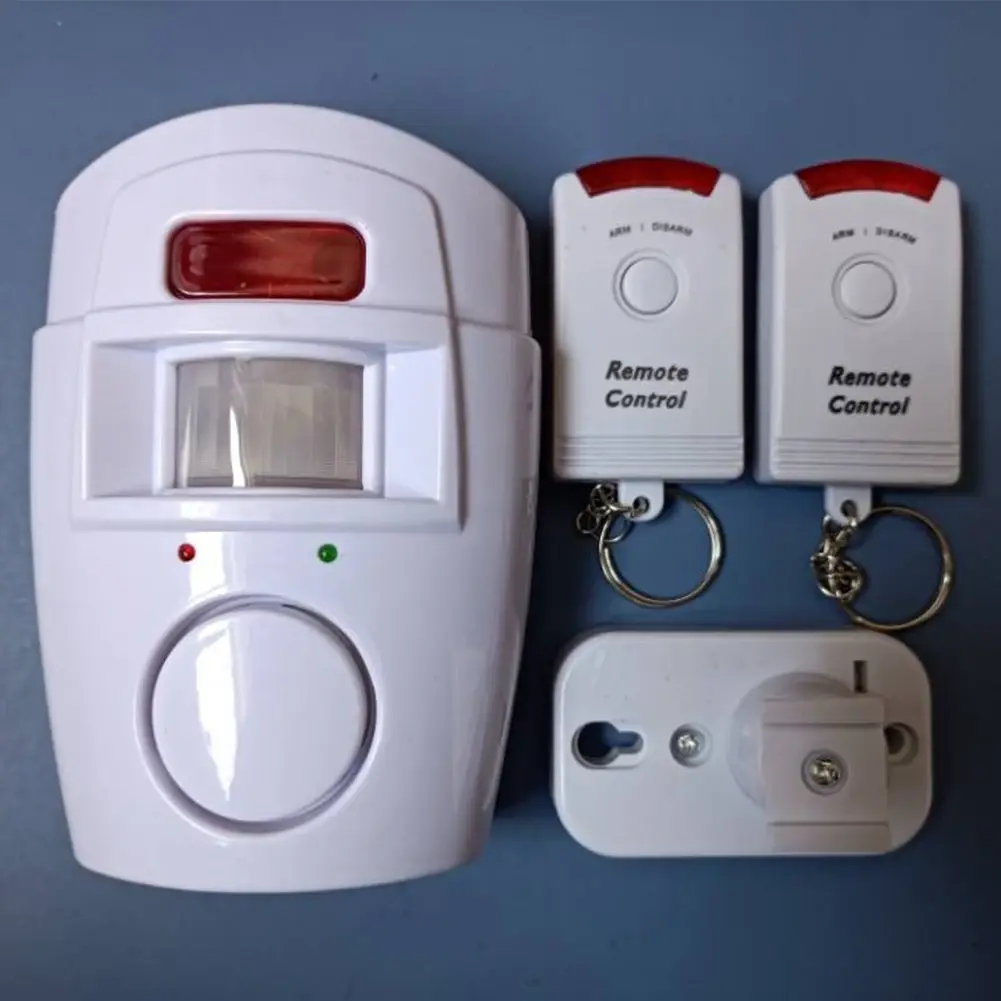 Wireless Motion Sensor Alarm Home Security PIR Alert Infrared Sensor Alarm With 2pcs Remote Controller for Door Shed Garage