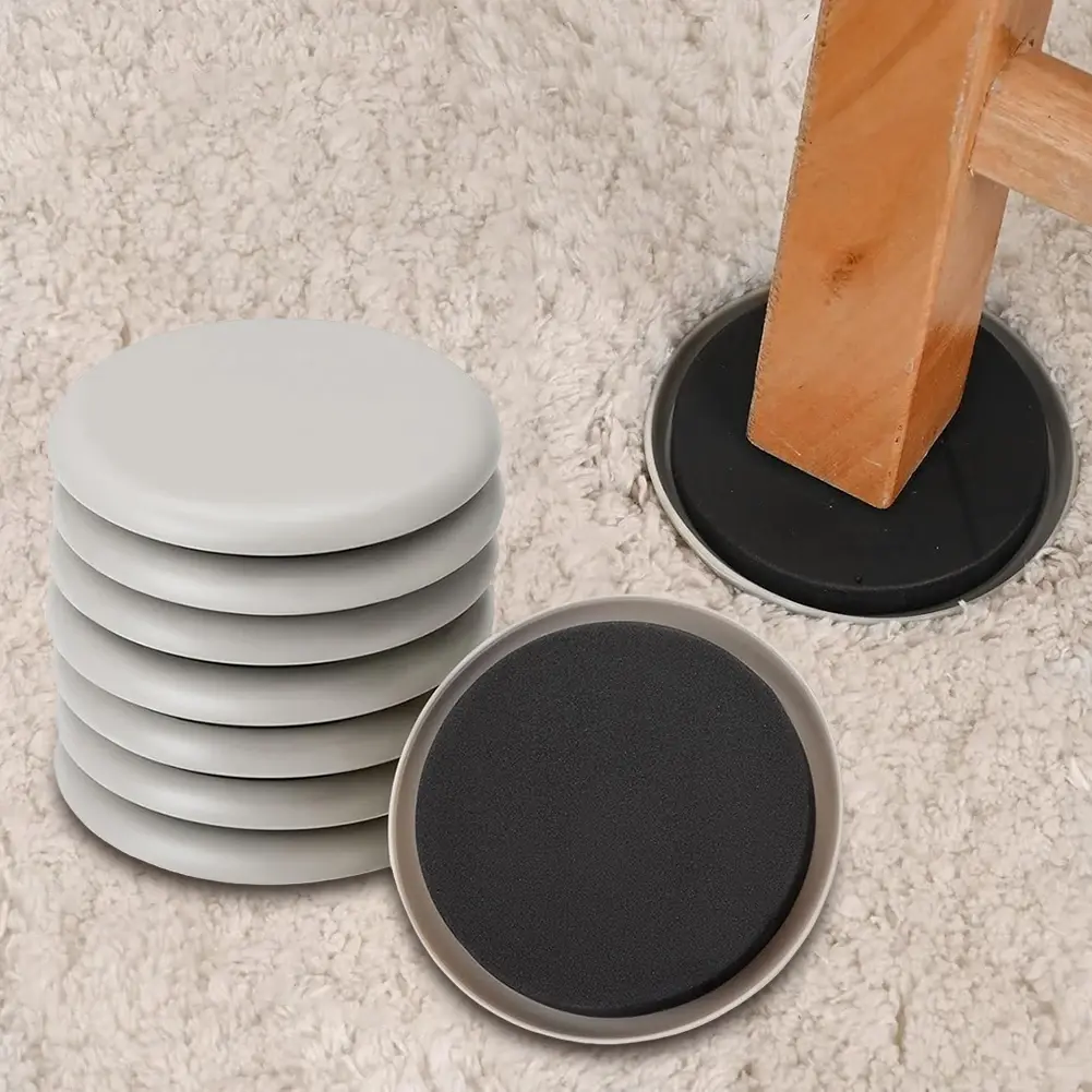 8/16/24/40Pcs Furniture Sliders Furniture Gliders Movers Anti Scratch Furniture Moving Pads for Carpet & Hardwood Floors