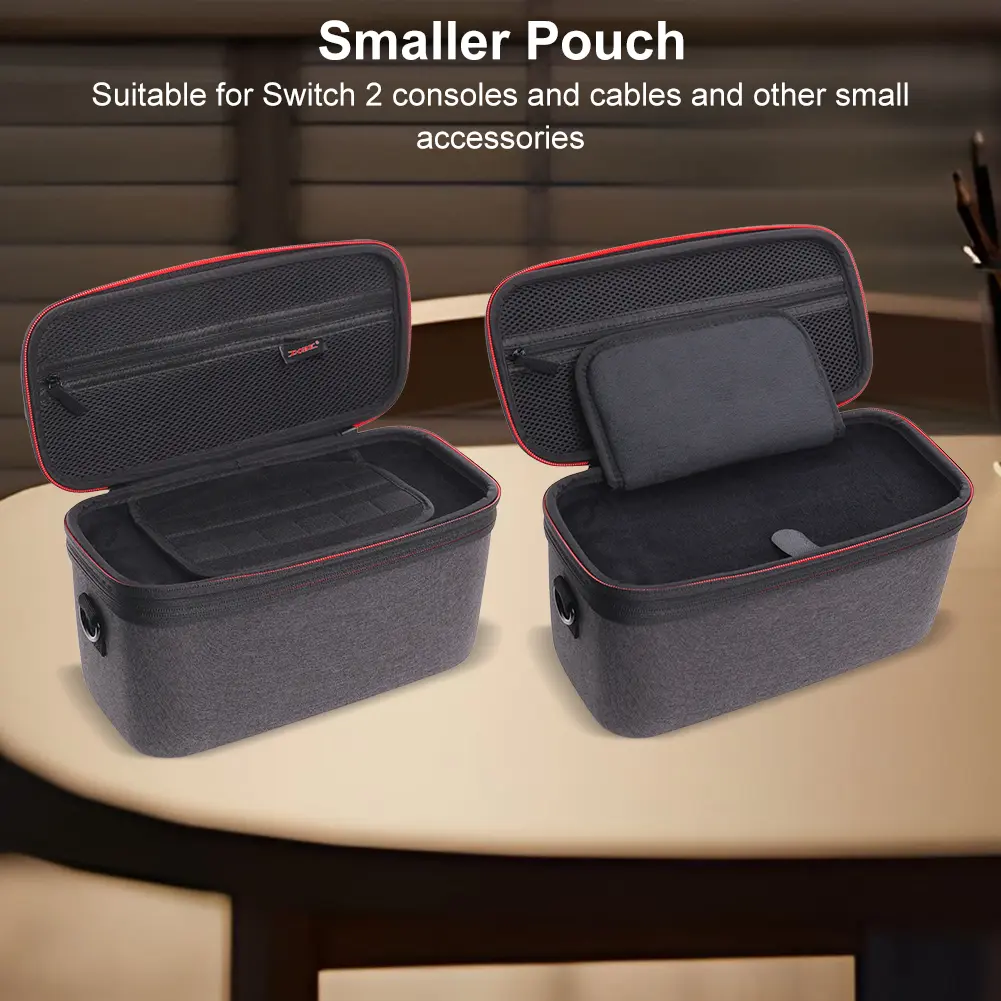 EVA Hard Carrying Case for Switch 2 Shockproof Protective Travel Storage Bag Large Hard Shell Protective Pouch Case
