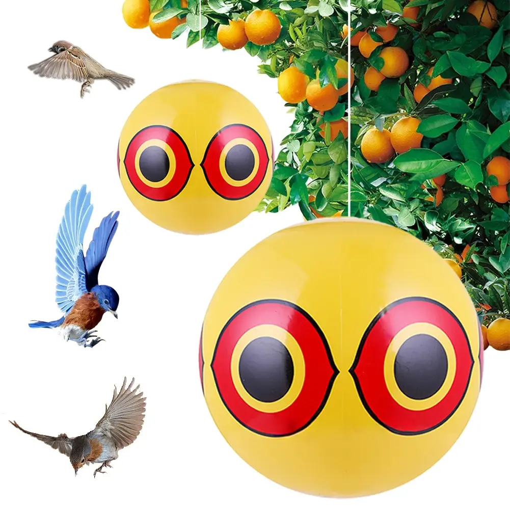 1-5pcs Balloon Bird Repellent 40cm Scare Birds Repeller Keep Ducks Away from Swimming Pool Outdoor Repellent Ball Inflatable