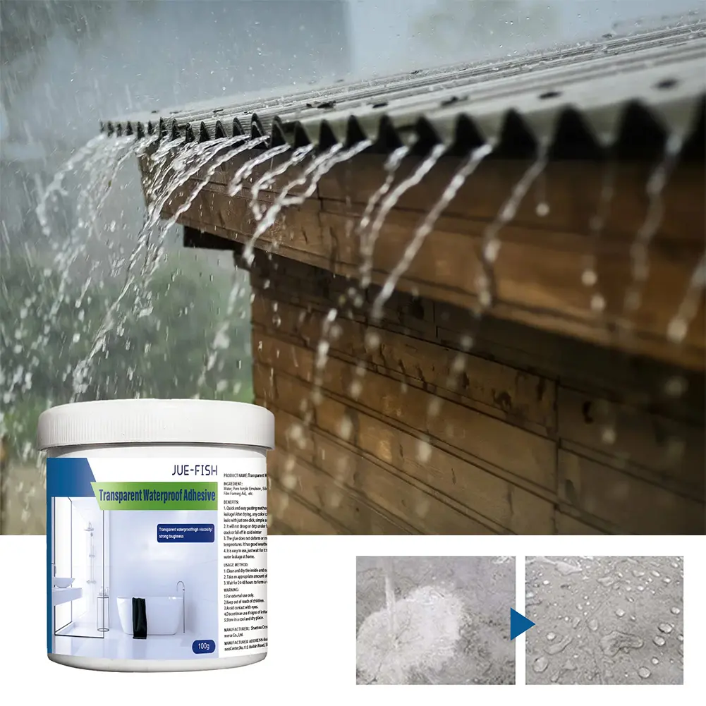 Super Strong Waterproof Anti-Leakage Agent Weather Resistance Waterproof Insulation Sealant Repairing Leak Adhesive Repair Tool