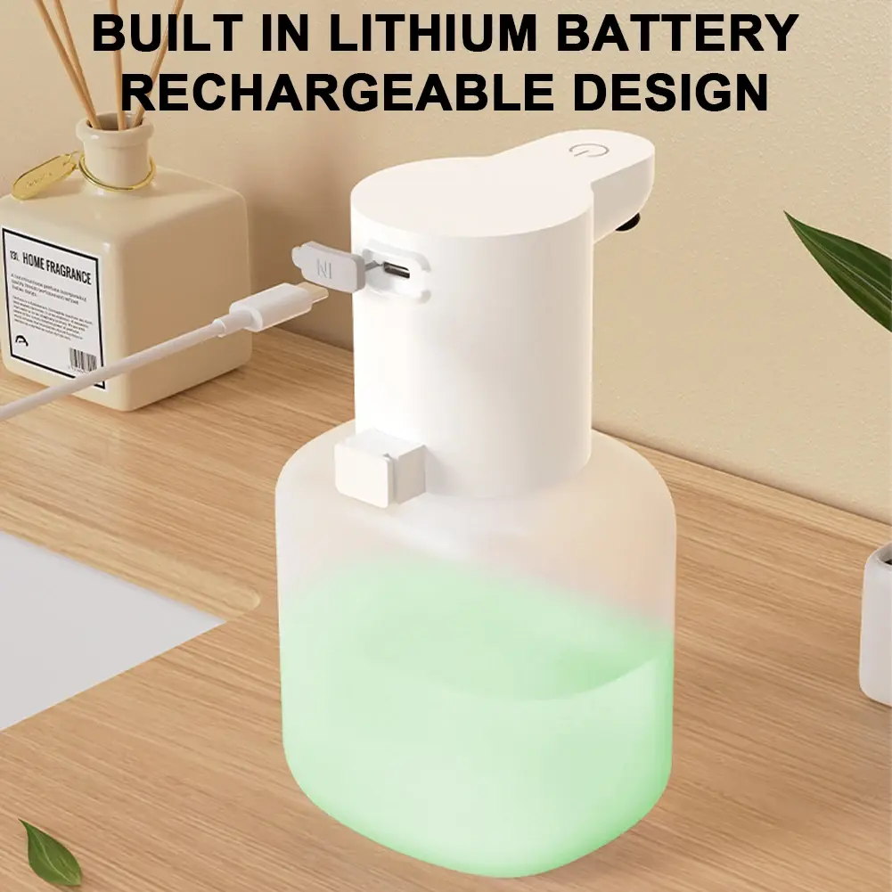 550ML Automatic Inductive Soap Dispenser Infrared Sensor Sanitizer Hand Washer USB Rechargeable Smart Hand Sanitizer Machine
