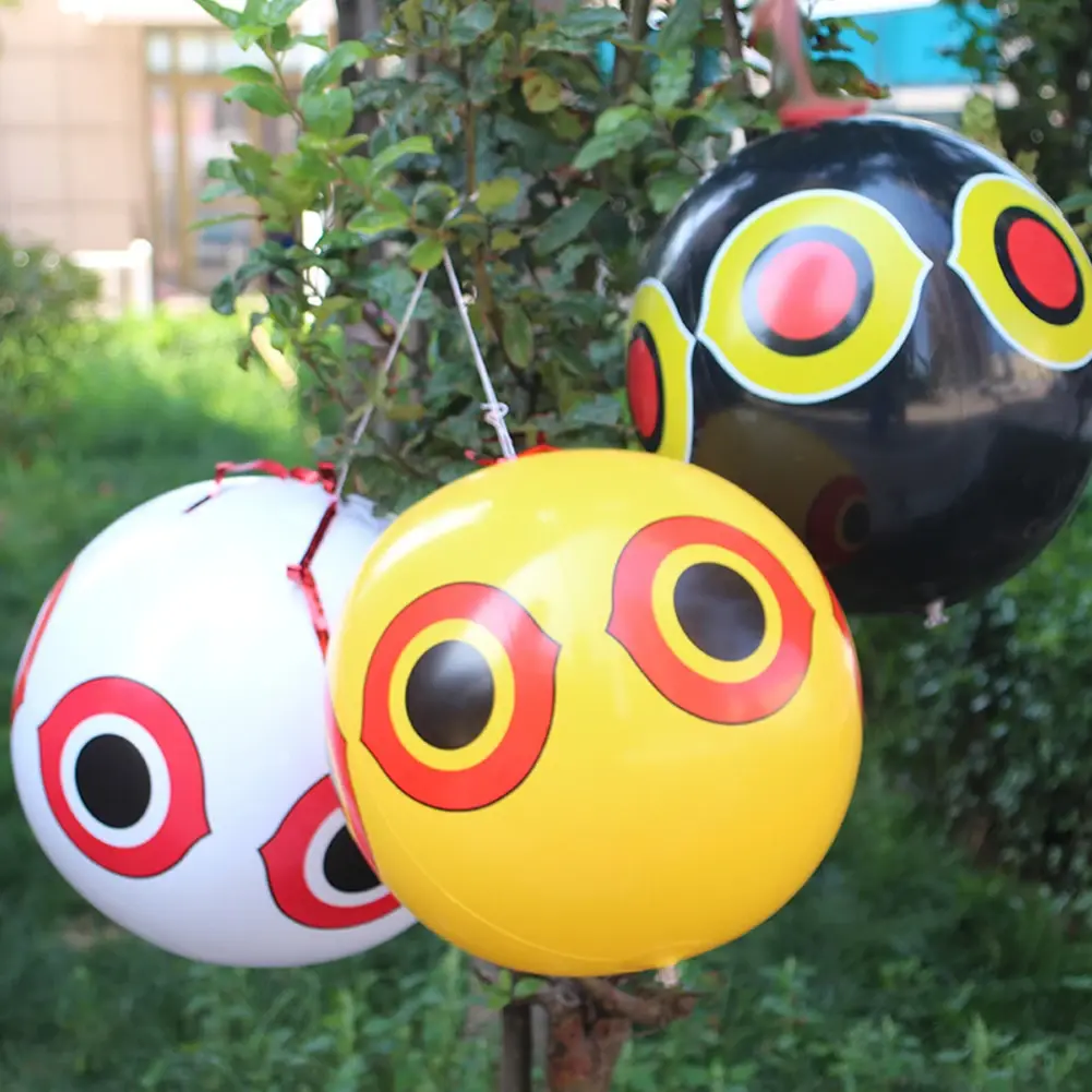 1-5pcs Balloon Bird Repellent 40cm Scare Birds Repeller Keep Ducks Away from Swimming Pool Outdoor Repellent Ball Inflatable