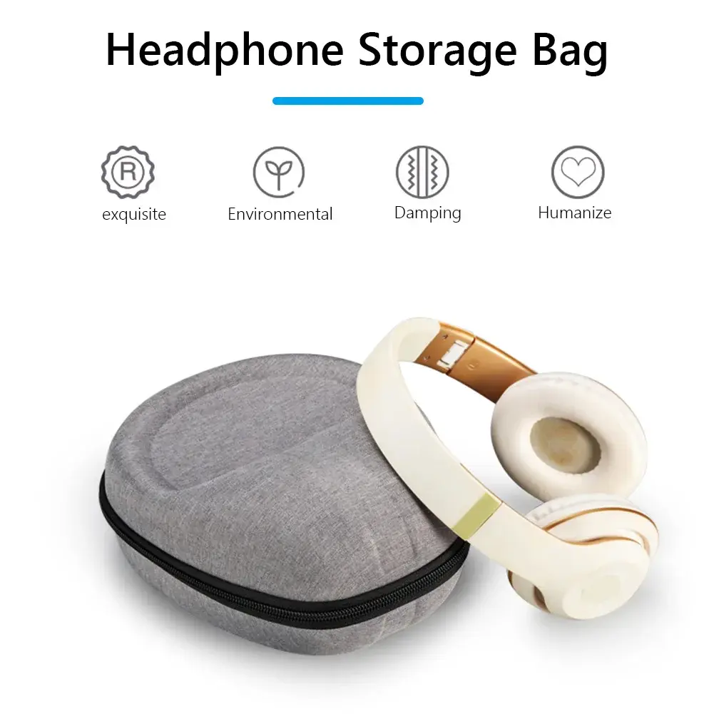 Hard Headphone Carrying Case Pouch Wireless Headset Storage Bag Box for Xiaomi