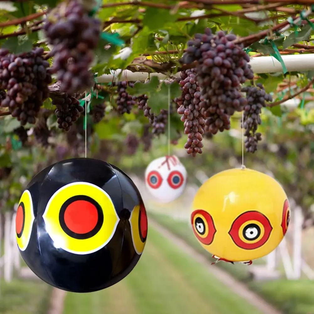 1-5pcs Balloon Bird Repellent 40cm Scare Birds Repeller Keep Ducks Away from Swimming Pool Outdoor Repellent Ball Inflatable