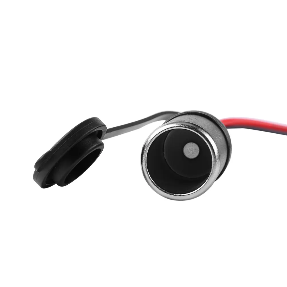 Cigarette Lighter Socket  Classic Delicate DC 12-24V Car Motorcycle Truck Cigarette Lighter Socket with In-line Fuse