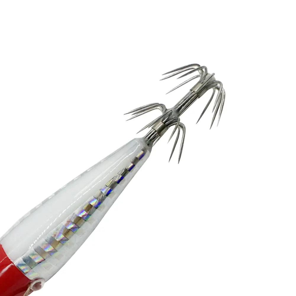 5.5g 7.5cm Luminous Fishing Lure Simulation Wood Shrimp Bait Silicone Octopus Bait for Fishing Artificial Bait 1-10pcs