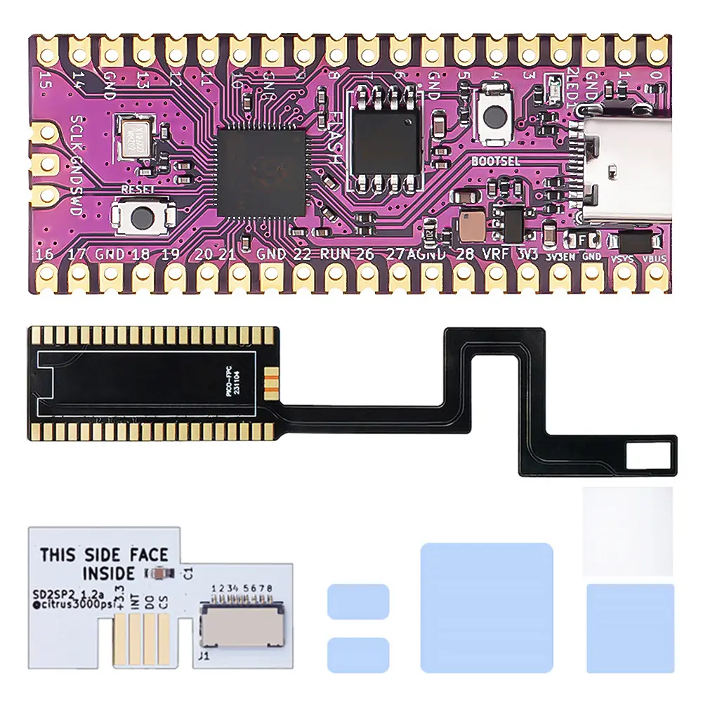 For Picoboot Replace Flex Ribbon Cable with SD2SP2 Adapter GC2SD Card Reader FPC Flexible Ribbon Cable Game Console Assesories