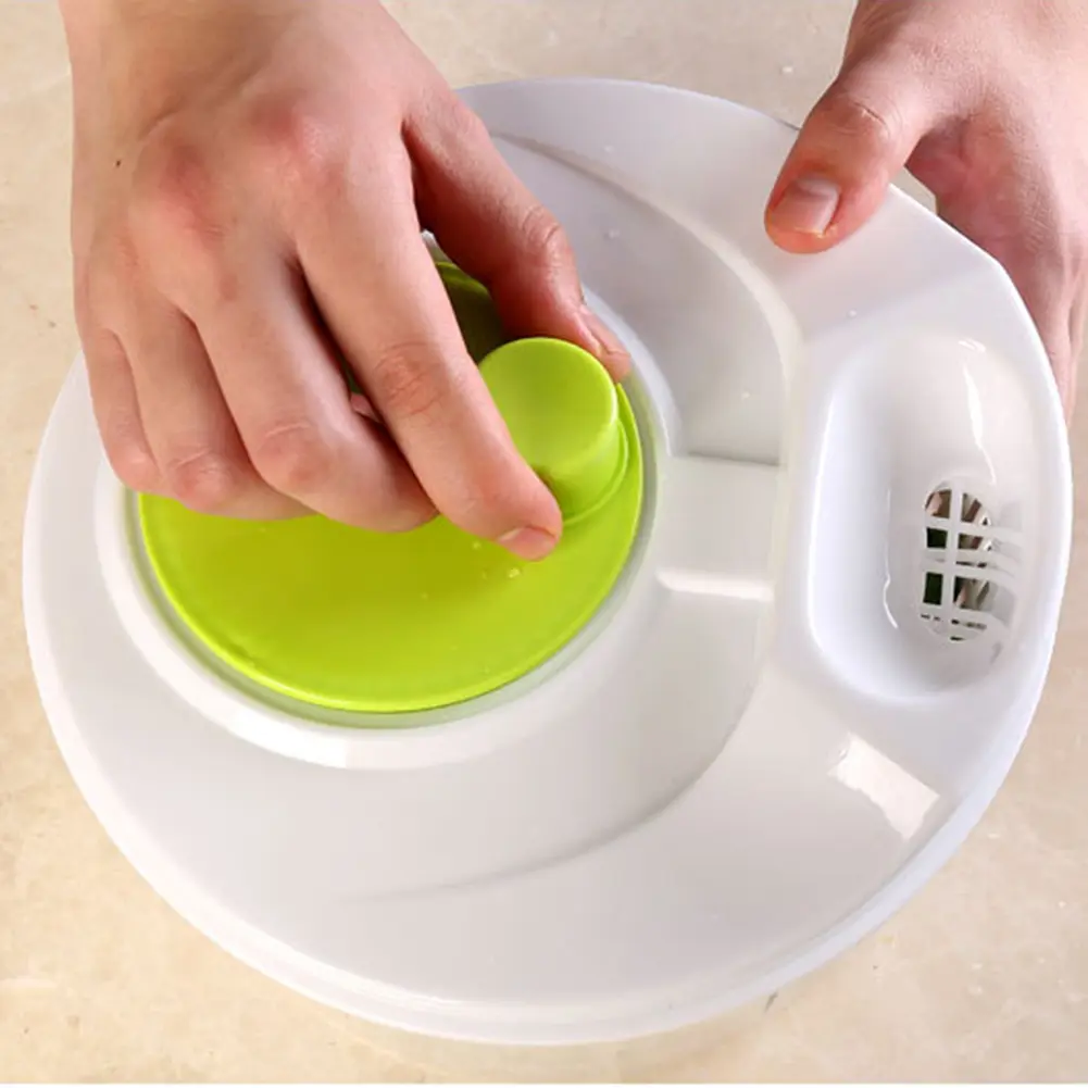 3 L Fruit Washer Quick and Easy Multi-Use Vegetable Dryer Drainer Strainer Kitchen Gadget with Bowl & Colander for Home Kitchen