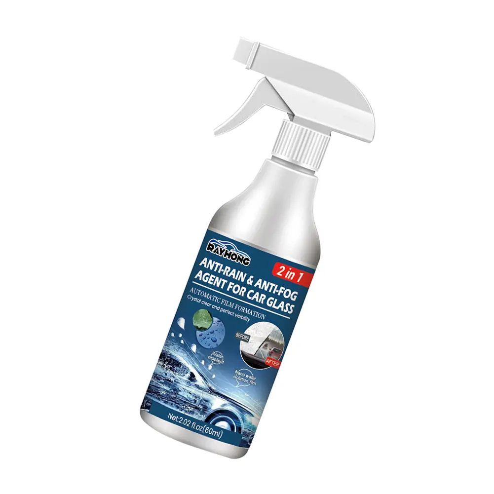 Car Glass Waterproof Coating Agent Long Lasting Car Glass Rainproof Antifogging Coating Agent for Windshield Rearview Mirror