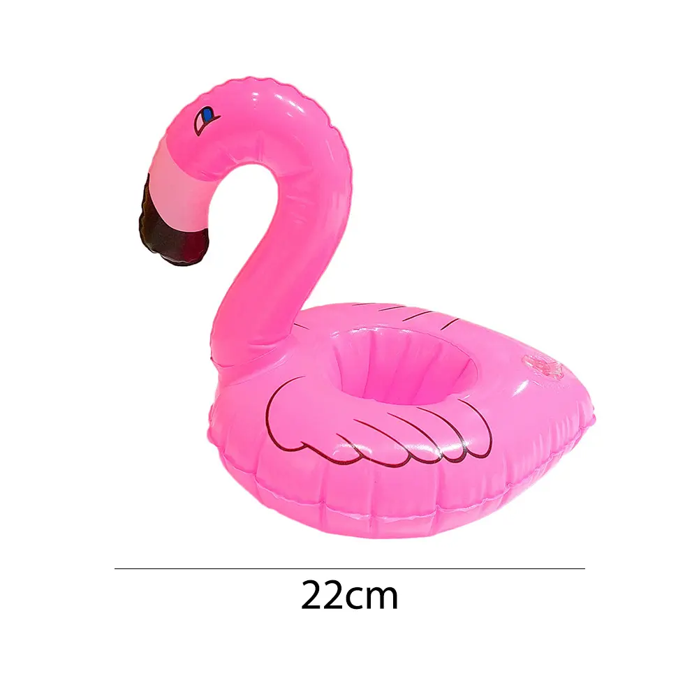 1-5PCS Float Inflatable Drink Cup Holder Pvc Floating Drink Cup Holder Party Decor Beach Inflatables Summer Holiday Product