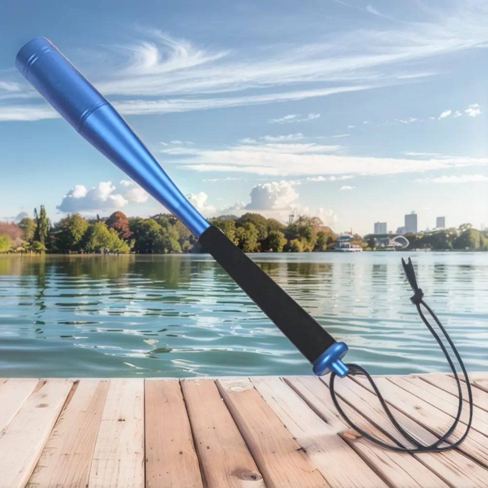 Fish Hammer with EVA Handle Fish Whacker 24.7cm Fly Fishing Priest Whacker Aluminum Alloy Fishing Accessories