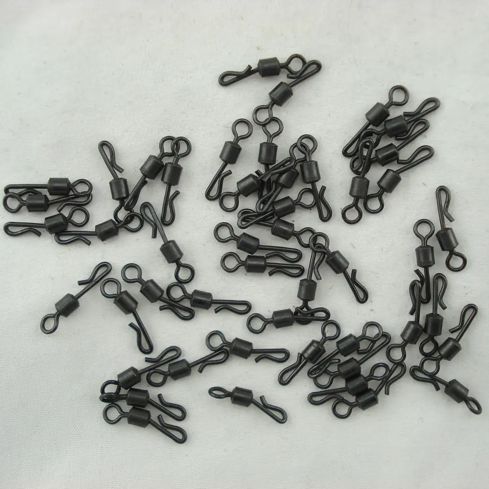 Fishing Connector Terminal Tackle Fishing Barrel Swivel Q-Shaped Quick Change Carp Fishing Accessories