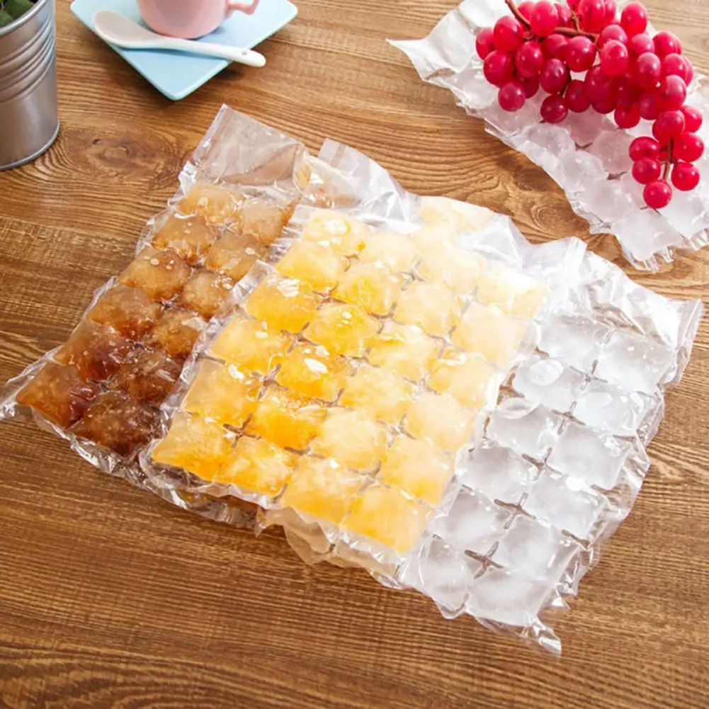 DIY Drinking Tool Ice-Making Bags 10pcs/pack Disposable Ice Cube Tray Mold