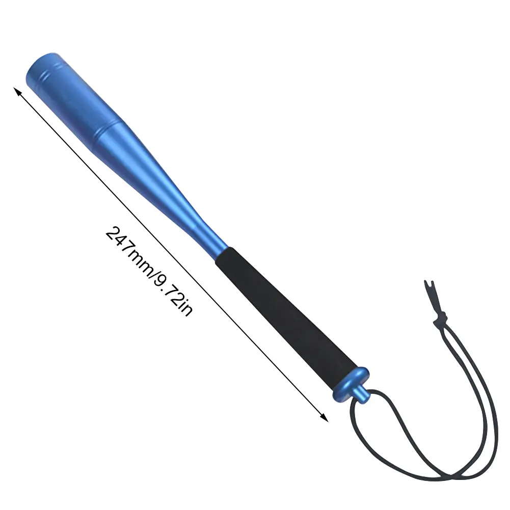 Fish Hammer with EVA Handle Fish Whacker 24.7cm Fly Fishing Priest Whacker Aluminum Alloy Fishing Accessories