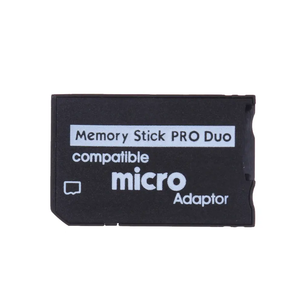 Support Memory Card Adapter Dual Slot Card Reader Micro SD SDHC TF To Memory Stick MS Card Pro Duo Reader Adapter For Sony PSP