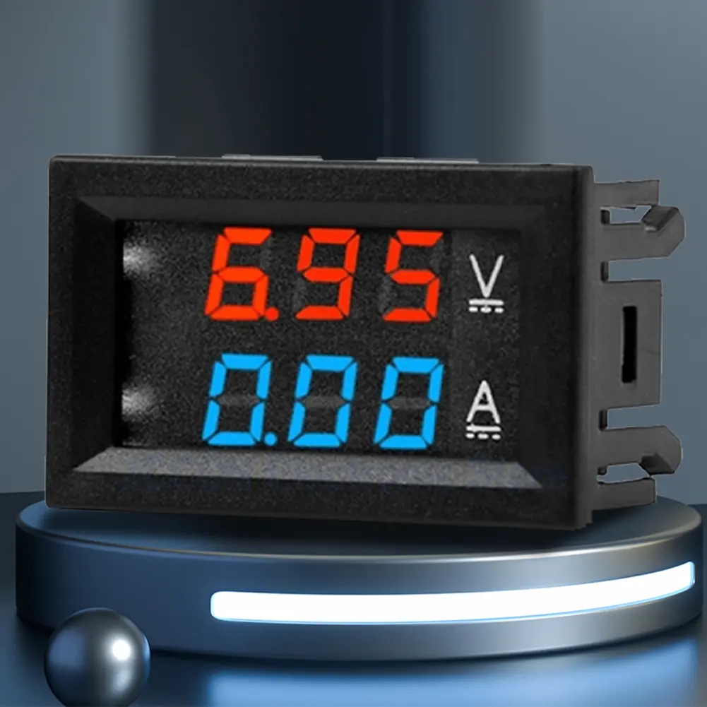 10A 50A 100A Amp Volt Amp Tester Digital Voltage Current Meter DC0-100V  0.56inch LED Display High Precision Measuring Tool