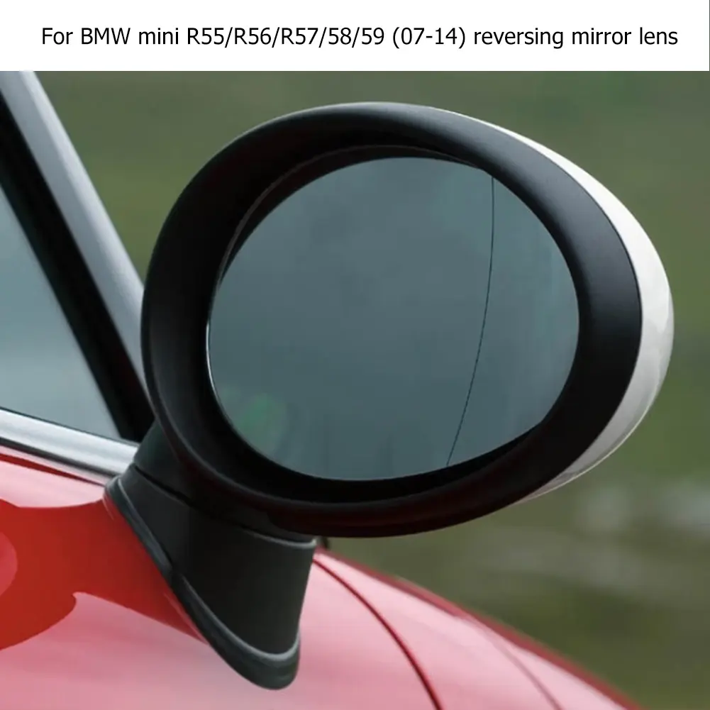 1/2Pcs For MK2 Mini R55 S/JCW/Clubman 2008-2014 Car Left Right Side Wing Mirror Glass Heated Rearview Mirror Auto Exterior Parts