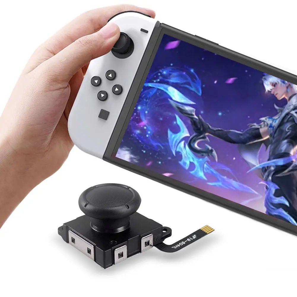 1-5pcs For Switch/Switch OLED/Switch Lite Hall Sensing Joystick Replacement No Drifting Higher Sensitivity Hall Thumb Stick