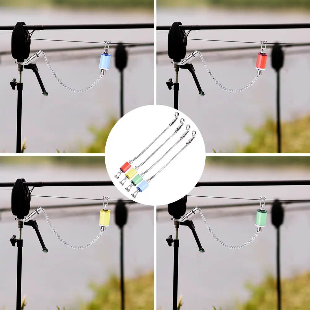Universal Carp Fishing Alarm Wiggler Outdoor Tools Sling Chain Bite Wiggler Stainless Steel Anti-corrosion Accessories