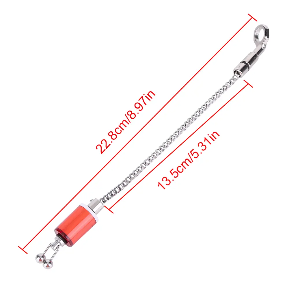 Universal Carp Fishing Alarm Wiggler Outdoor Tools Sling Chain Bite Wiggler Stainless Steel Anti-corrosion Accessories