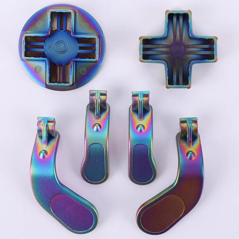 6 in 1 Metal Controller Accessories with 4 Paddles 2 D-pad Accessories Parts Replacement Parts Kit for Xbox One Elite Series 2