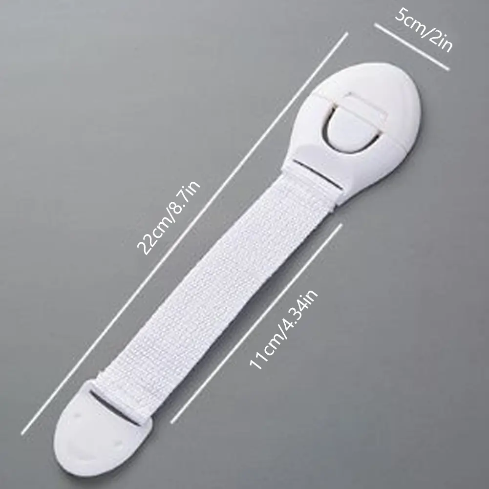 1-20PCS Baby Safety Lock Adhesive Child Safety Strap Locks Versatile Kids Proof for Cupboards Door Window Refrigerator