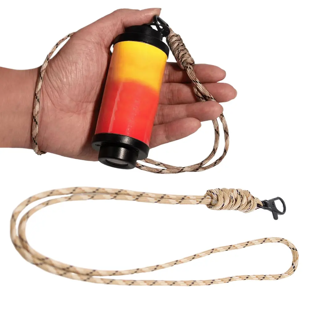 1-10Pcs Outdoor Paracord Lanyard Hanging Neck Strap For Mobile Phone Camping Lights Keys Headphone Braided Lanyard