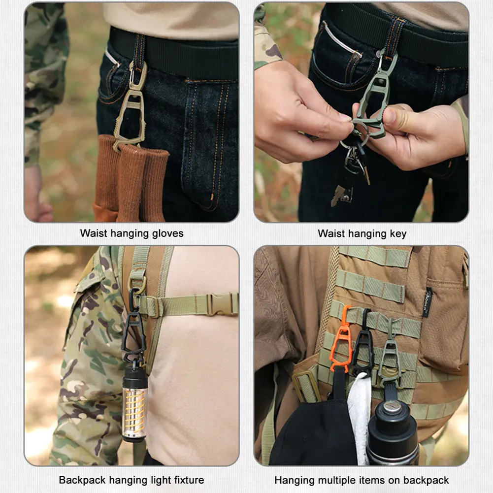 1-5PCS Gloves Clips Outdoor Multi-purpose Protective Gloves Clips Anti-drop Work Gloves Holder Clip for Worker Construction