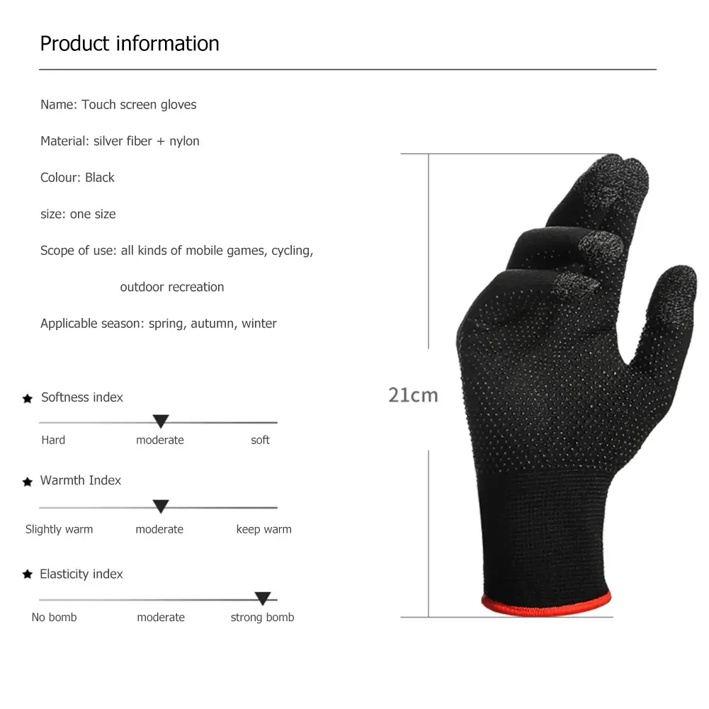 Full Finger Touch Screen Winter Thermal Warm Cycling Gloves Windproof Bicycle Bike Ski Outdoor Camping Riding Cycling Glove