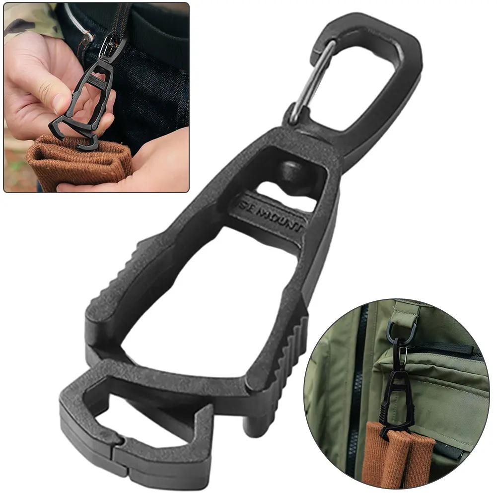 1-5PCS Gloves Clips Outdoor Multi-purpose Protective Gloves Clips Anti-drop Work Gloves Holder Clip for Worker Construction