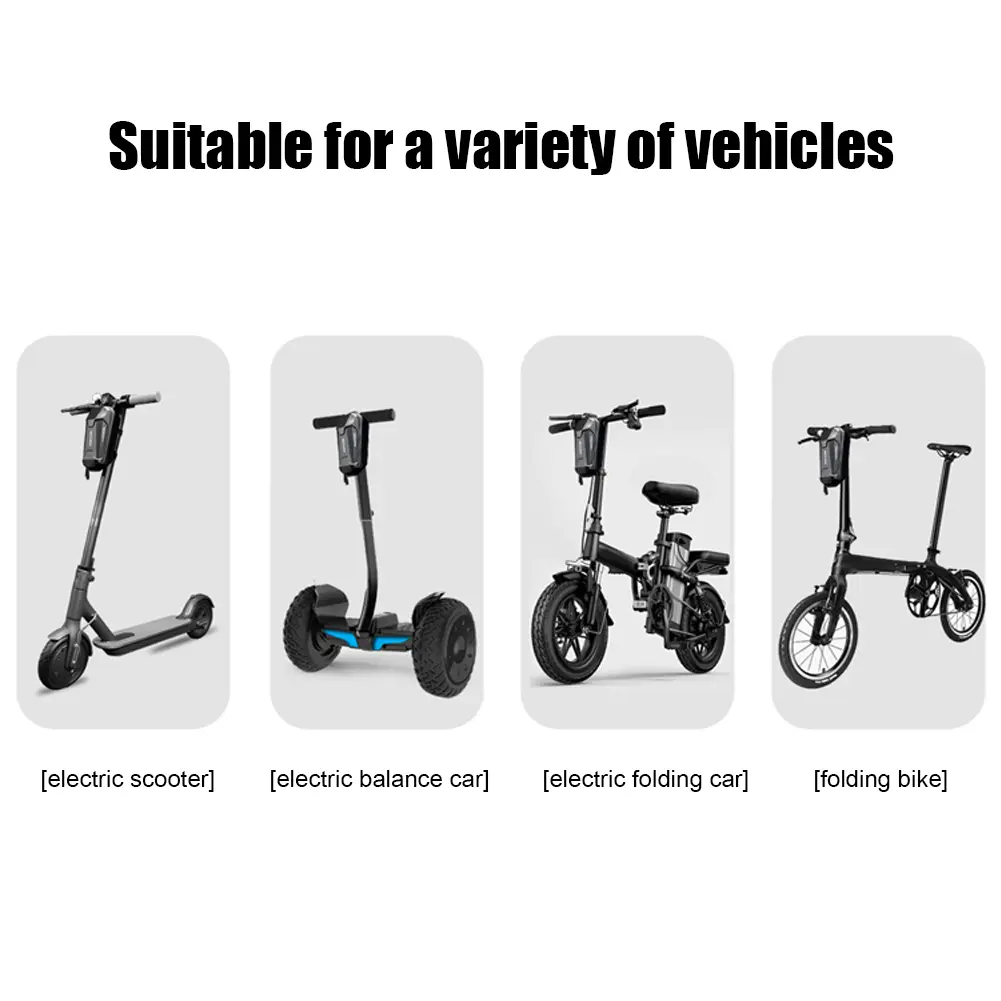 High Quality Folded Waterproof Electric Scooter Storage Bag Skateboard Front Handle Durable EVA Hard Shell Case Bags