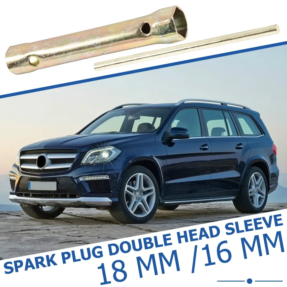 1-5Pcs 16mm/18mm Spark Plug Socket Wrench Tublar Box Double End Deep Reach Spanner Tool Double-ended Design Auto Car Accessories