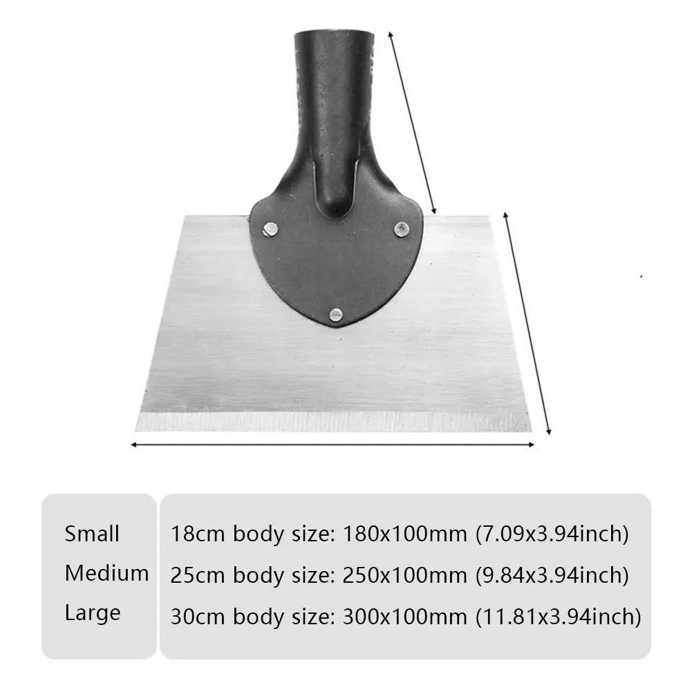 Multifunctional Outdoor Garden Shovel Cleaning Shovel Flat Shovel Ice Shovel Remove Manure Shovel Farm Weeding Tool