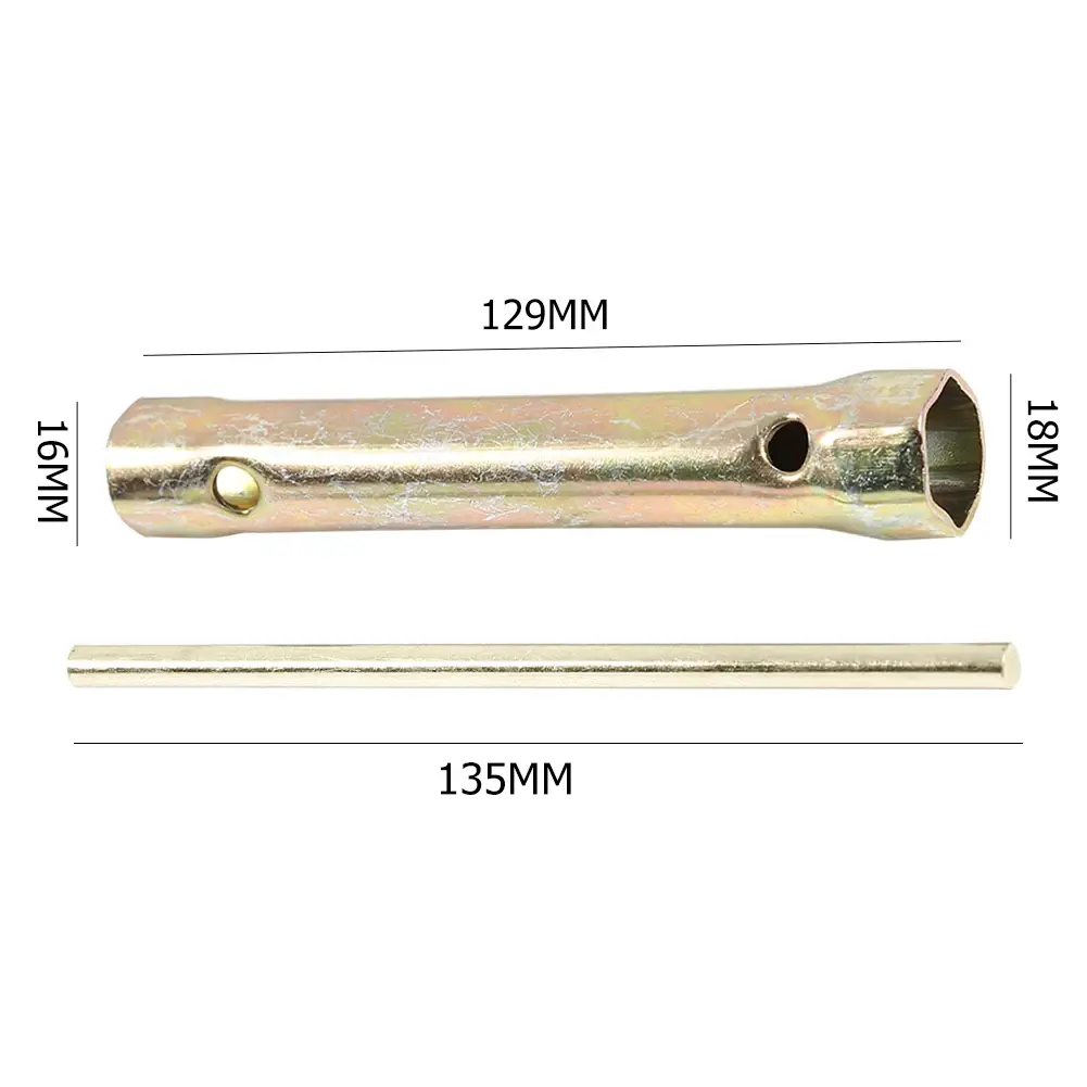 1-5Pcs 16mm/18mm Spark Plug Socket Wrench Tublar Box Double End Deep Reach Spanner Tool Double-ended Design Auto Car Accessories